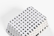 Wicker Basket Ikea Knarra 1 White, an Object 3D Model by Markelos (Thumbnail 5 of 10)