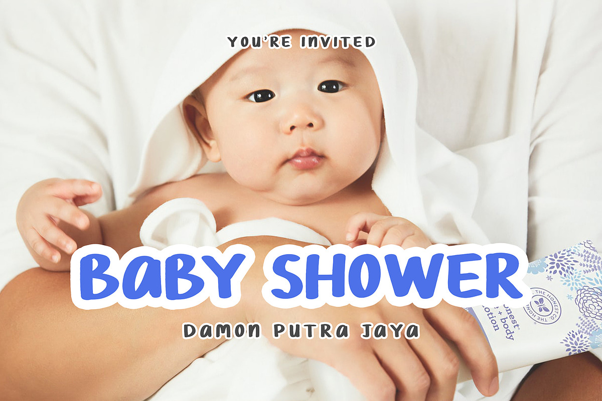 Chimoly Cute Display Font preview 3