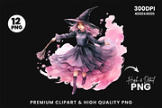 Watercolor Halloween Clipart Bundle, a Seasonal Illustration by Creative Arslan (Thumbnail 10 of 11)