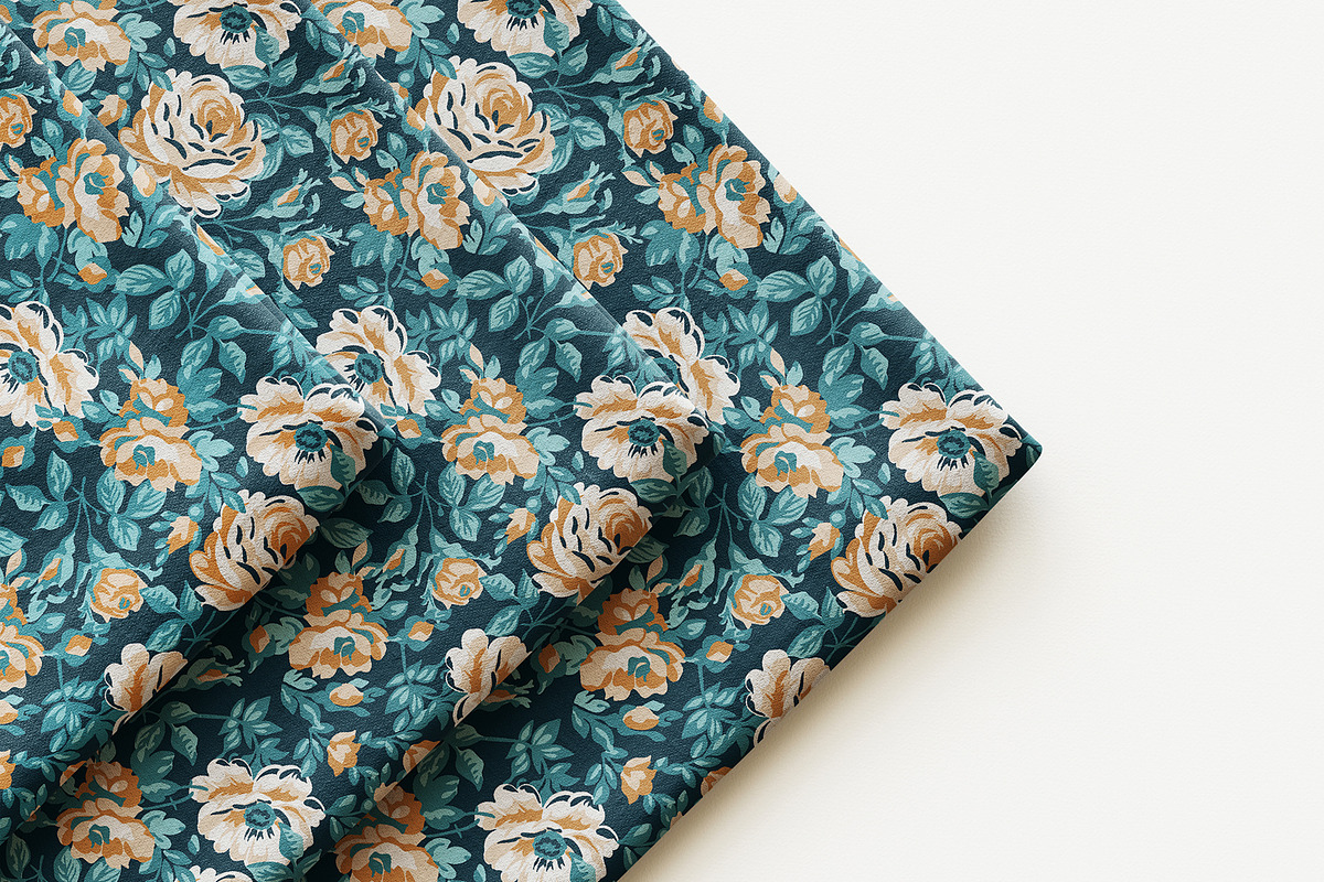 Vintage Rose Floral Pattern Bundle, a Pattern Graphic by StudioGlouna (Photo 10 of 11)