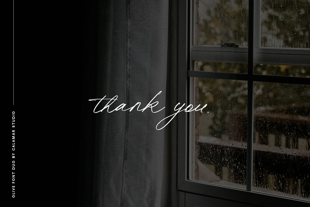 Olivie Font Duo / Script & Sans, a Sans Serif Font by Calamar Studio (Photo 17 of 17)