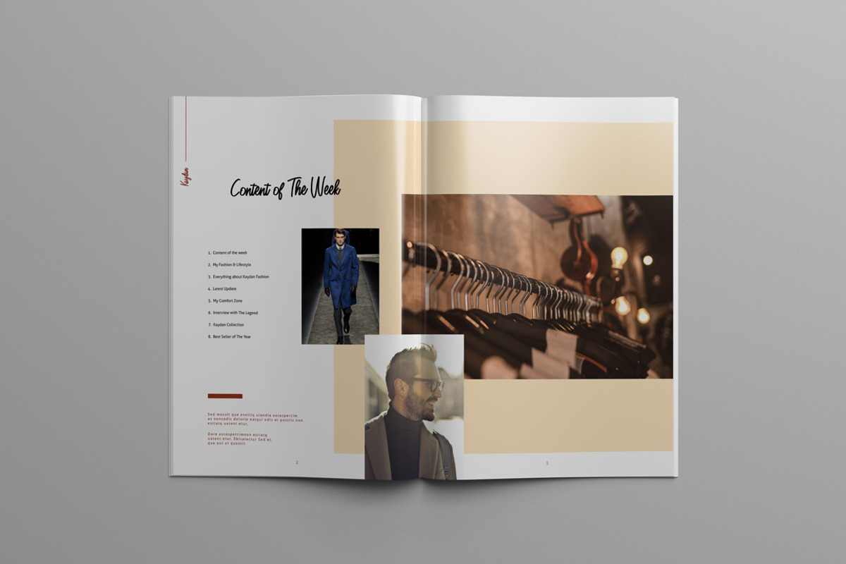 KAYDAN - Fashion Lookbook & Magazine, a Magazine Template by Indotitas (Photo 2 of 8)
