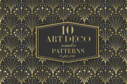 Art Deco Seamless Patterns, a Pattern Graphic by cafelab_store (Thumbnail 1 of 7)