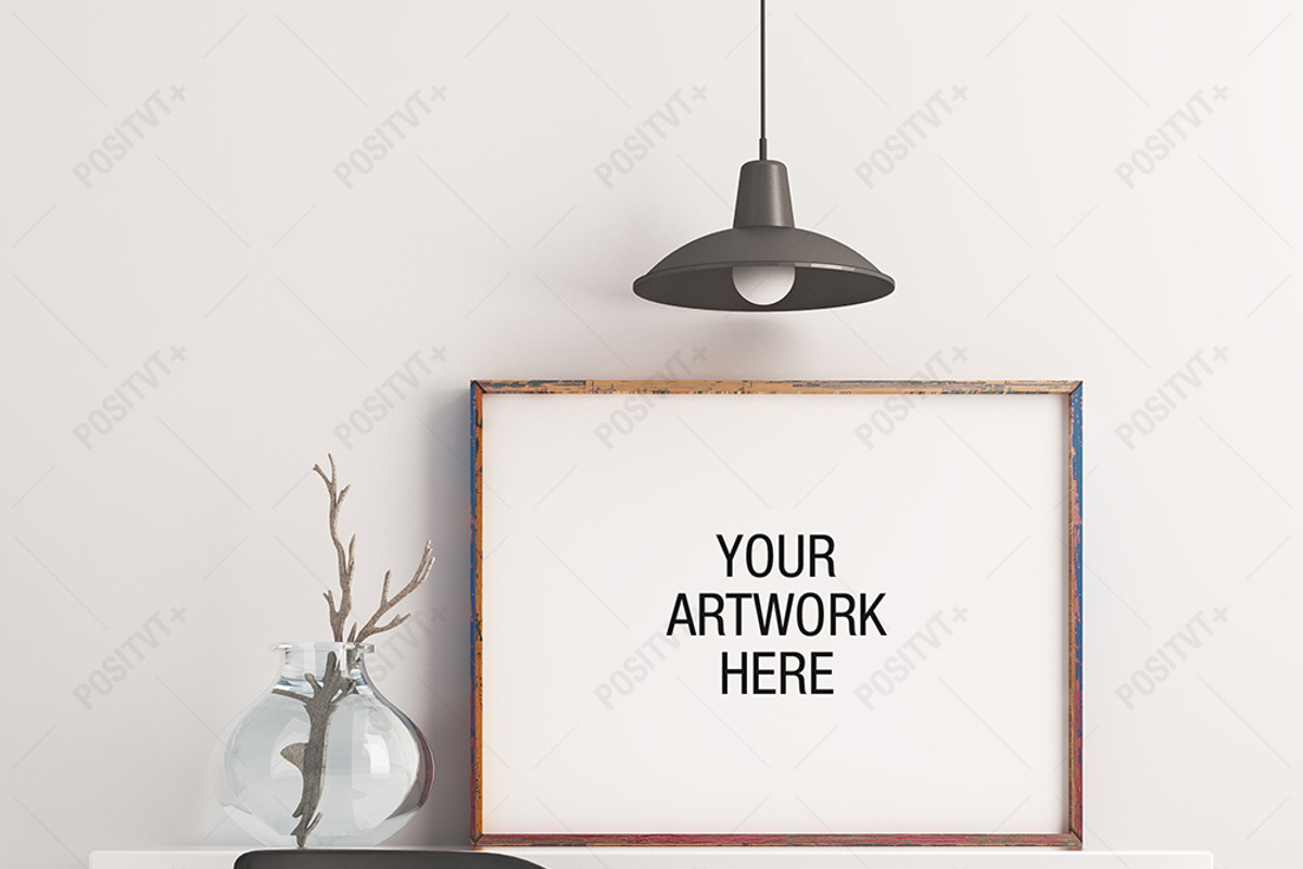 Poster Frame Mockup Minimalist, a Print Template by positvtplus (Photo 2 of 2)