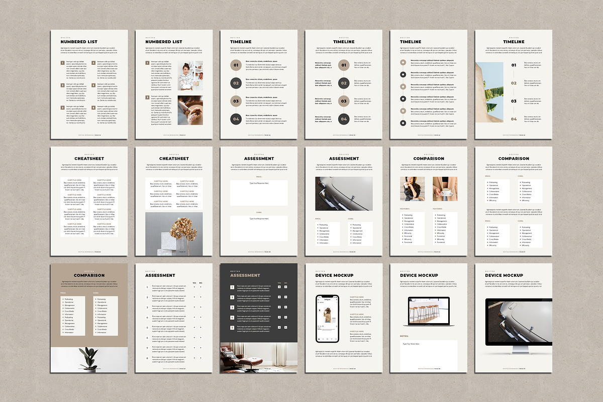 Noctua Workbook Template for Canva, a Magazine Template by SlideStation (Photo 16 of 18)