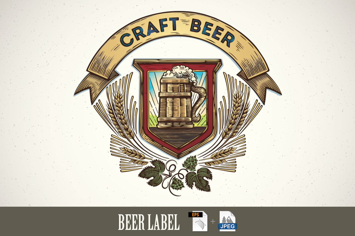 Beer label, a Food Illustration by Countryside life (Photo 8 of 10)