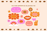 Dazed! A Quirky Retro Font & Extras, a Sans Serif Font by Jaclyn Caris (Thumbnail 9 of 16)