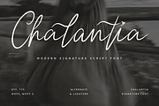 Chalantia - Modern Signature Font, a Script Font by Masyafi Studio (Thumbnail 1 of 8)