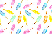 Watercolor summer patterns (4+bonus), a Pattern Graphic by Katerina Tova (Thumbnail 4 of 10)