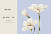 Floral Flow, Romantic Repeat Pattern, a Pattern Graphic by Marchel Studio (Thumbnail 2 of 4)