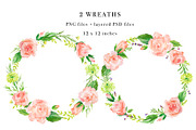 Soft Florals Watercolor Design Set, an Illustration by Art by Lin (Thumbnail 4 of 7)