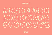 Femme Fierce - Cute Bubble Font, a Handwritten Font by ariodsgn (Thumbnail 3 of 8)