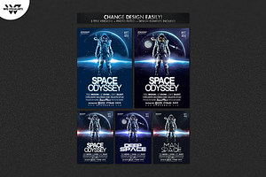 SPACE ODYSSEY Flyer Template