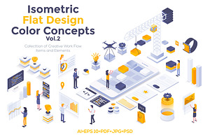 Modern isometric illustration