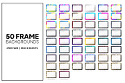 50 Frame Background, a Background Graphic by Intenseartisan_Stock (Thumbnail 2 of 3)