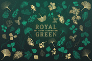Royal Green Patterns Collection, a Pattern Graphic by The Paper Town (Thumbnail 6 of 9)