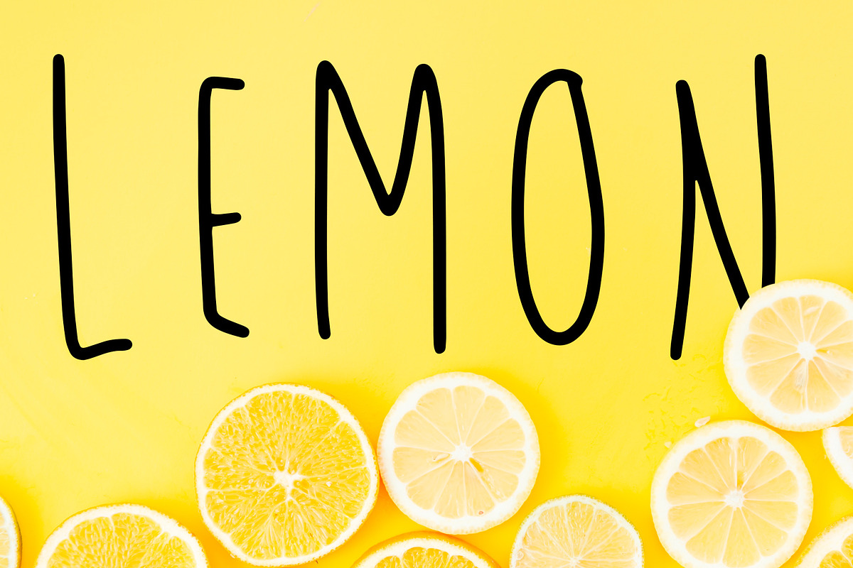 Yogalemon - typeface script, a Script Font by Fonteca (Photo 9 of 11)