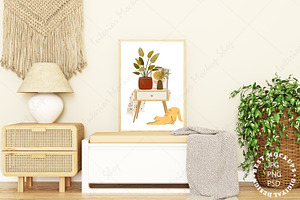 Art Print Mockup Interior