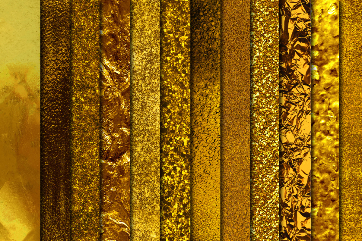 Huge Gold foil Textures Bundle, a Texture Graphic by Lola Store (Photo 4 of 28)
