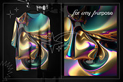 Liquid Metal | Iridescent Pack, a Texture Graphic by Ckybe's Corner (Thumbnail 2 of 8)