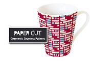 Paper Cut Geometric Seamless Pattern, a Pattern Graphic by Marmalade Moon (Thumbnail 5 of 6)