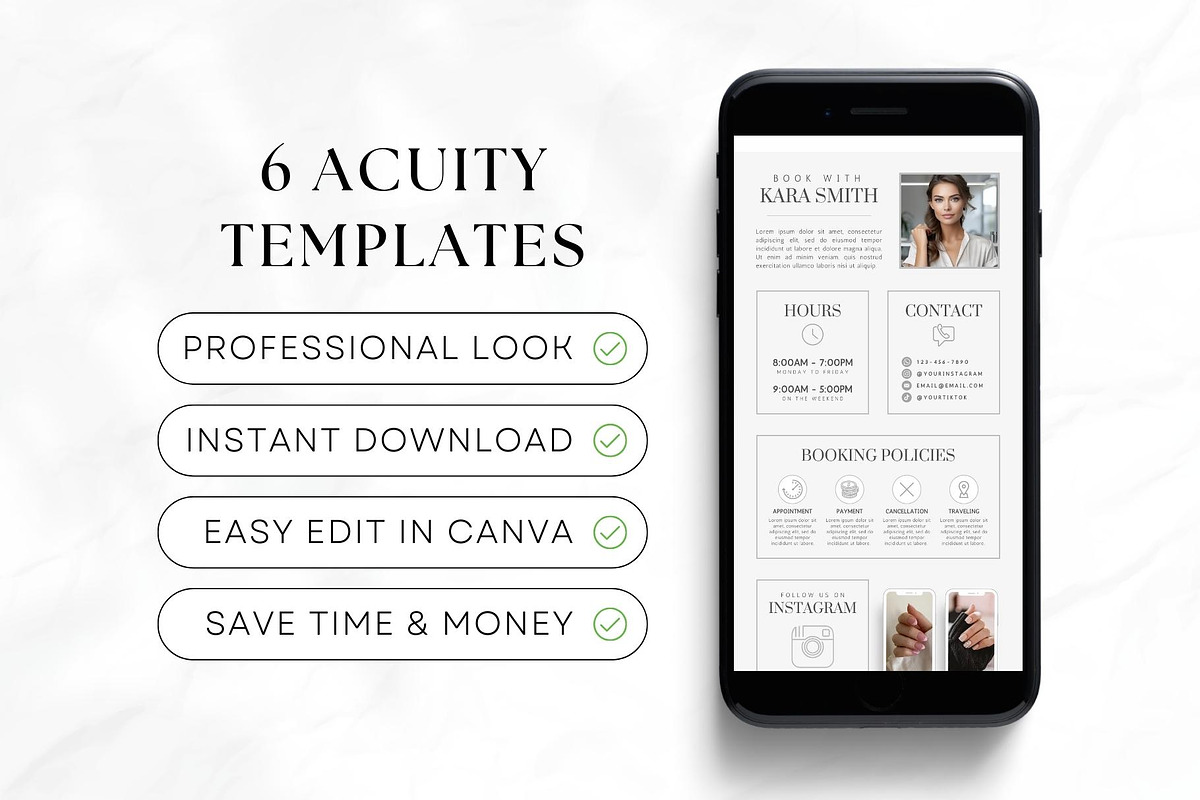 Nail Tech Acuity Scheduling • Canva, a Websites & App Template by OniriqveDesigns (Photo 6 of 8)