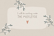 Wintery Holidays font duo, logos, a Script Font by Tabita's shop (Thumbnail 15 of 18)