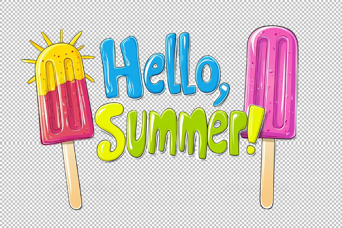 Hello Summer,Summer Clipart, an Illustration by Sublimation Artist (Photo 2 of 6)