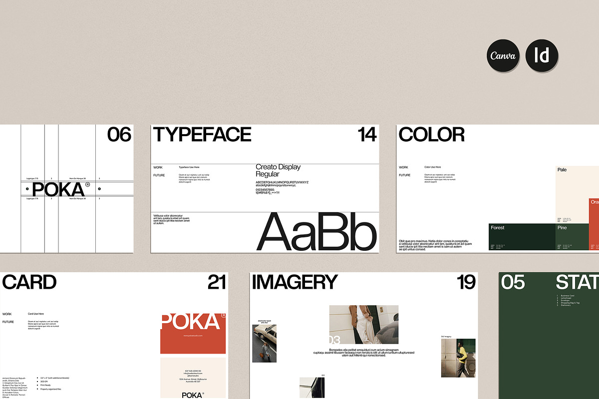 POKA | Brand Guideline Templates, a Presentation Template by evgenystudio (Photo 5 of 10)