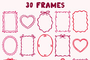 Valentine Frames And Illustrations, an Object Graphic by ArtFM (Thumbnail 6 of 11)