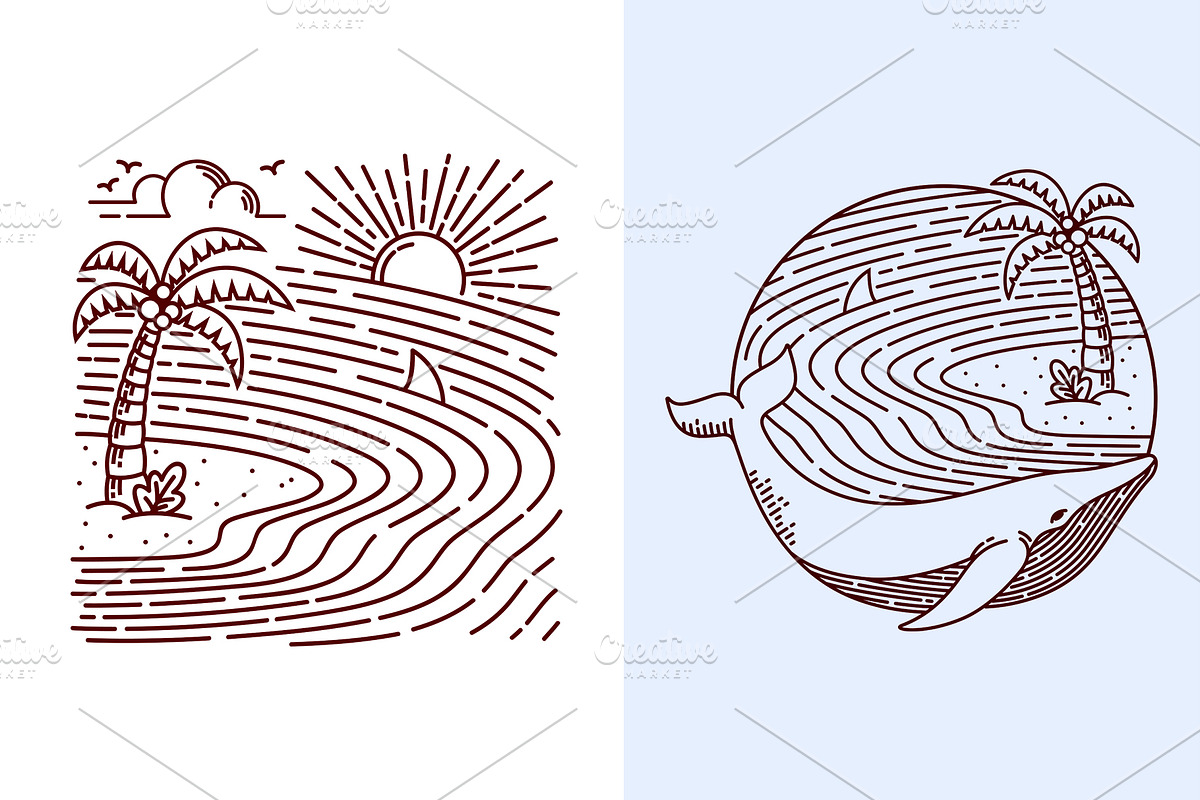25 in 1 Bundle - Line Illustrations, an Animal Illustration by gunaonedesign (Photo 20 of 21)
