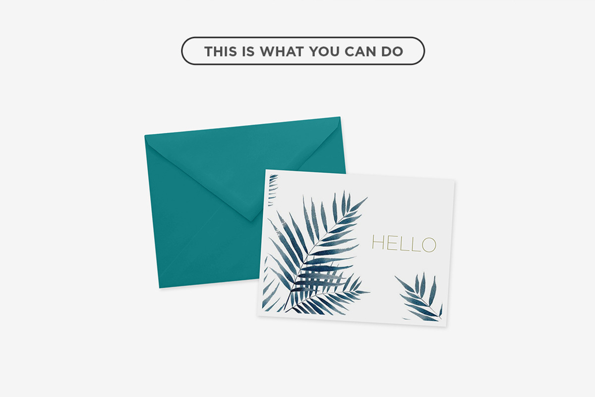 mockup . A2 greeting card, a Print Template by tomodachi studio (Photo 4 of 4)