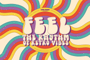 JellyPop Retro Groovy, a Blackletter Font by LTNG STUDIO (Thumbnail 2 of 9)
