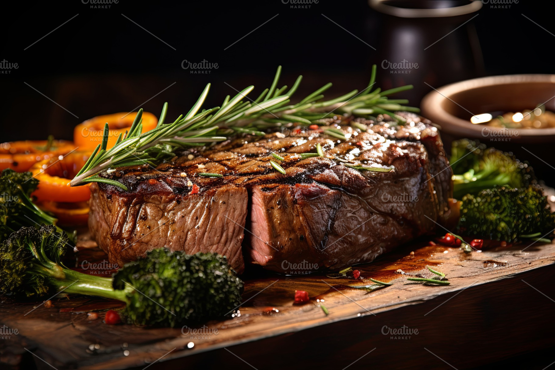 Delicious grilled pork beef steaks s, a Background Photo by Pixeness