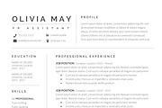 Resume Template / CV, a Resume Template by TheResumeCoach (Thumbnail 4 of 6)