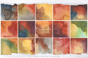 Gritty Watercolor Textures Vol 1