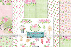 Âromes - Scenes, patterns & cutouts, a Pattern Graphic by MadeByAmaranta