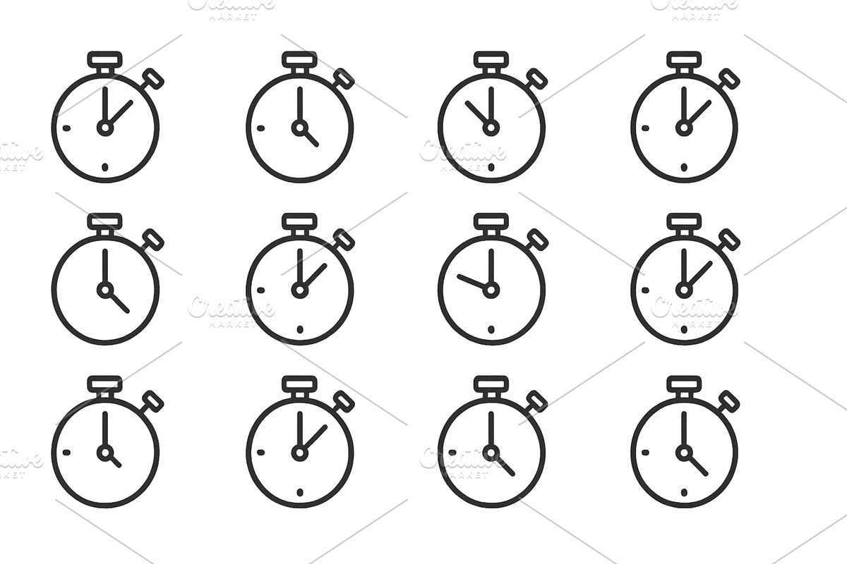 Collection of minimalist vector, an Illustration by ZinetroN