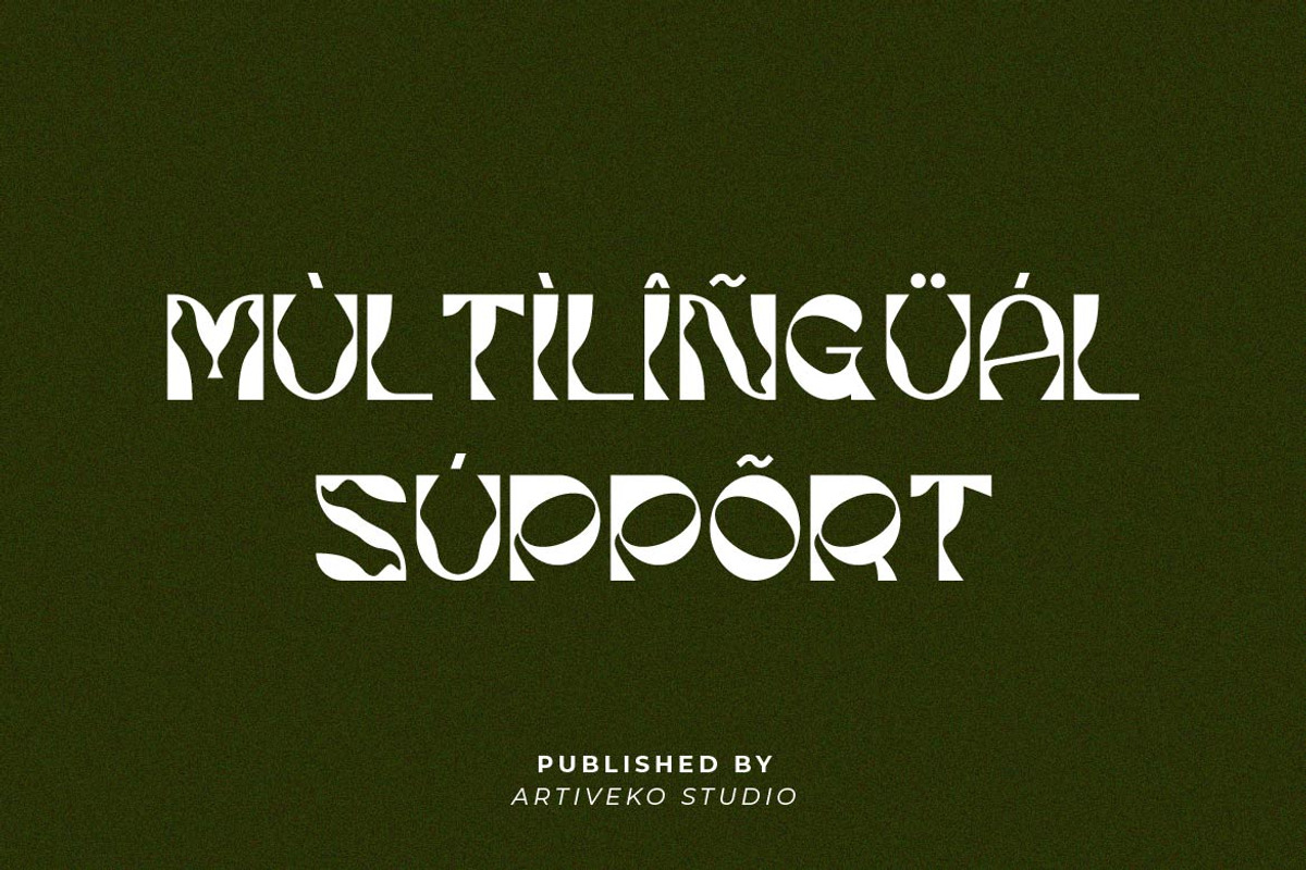 Ponno Creative Display Font, a Sans Serif Font by Artiveko (Photo 7 of 8)