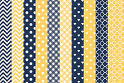 Navy and Yellow Elephant Clipart, an Illustration by Amanda Ilkov (Thumbnail 3 of 3)