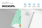 US Letter Size Flyer Mockups, an Advertising Mockup by megostudi0 (Thumbnail 3 of 7)