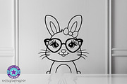 Easter Bunny Cute Bunny Svg Png Bund, an Object Graphic by FiveStarCrafting (Thumbnail 5 of 14)
