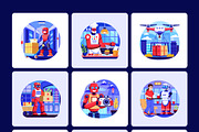 Artificial Intelligence Illustration, a Technology Illustration by Brickclay (Thumbnail 9 of 13)