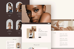 Spa Salon Squarespace 7.1 Template