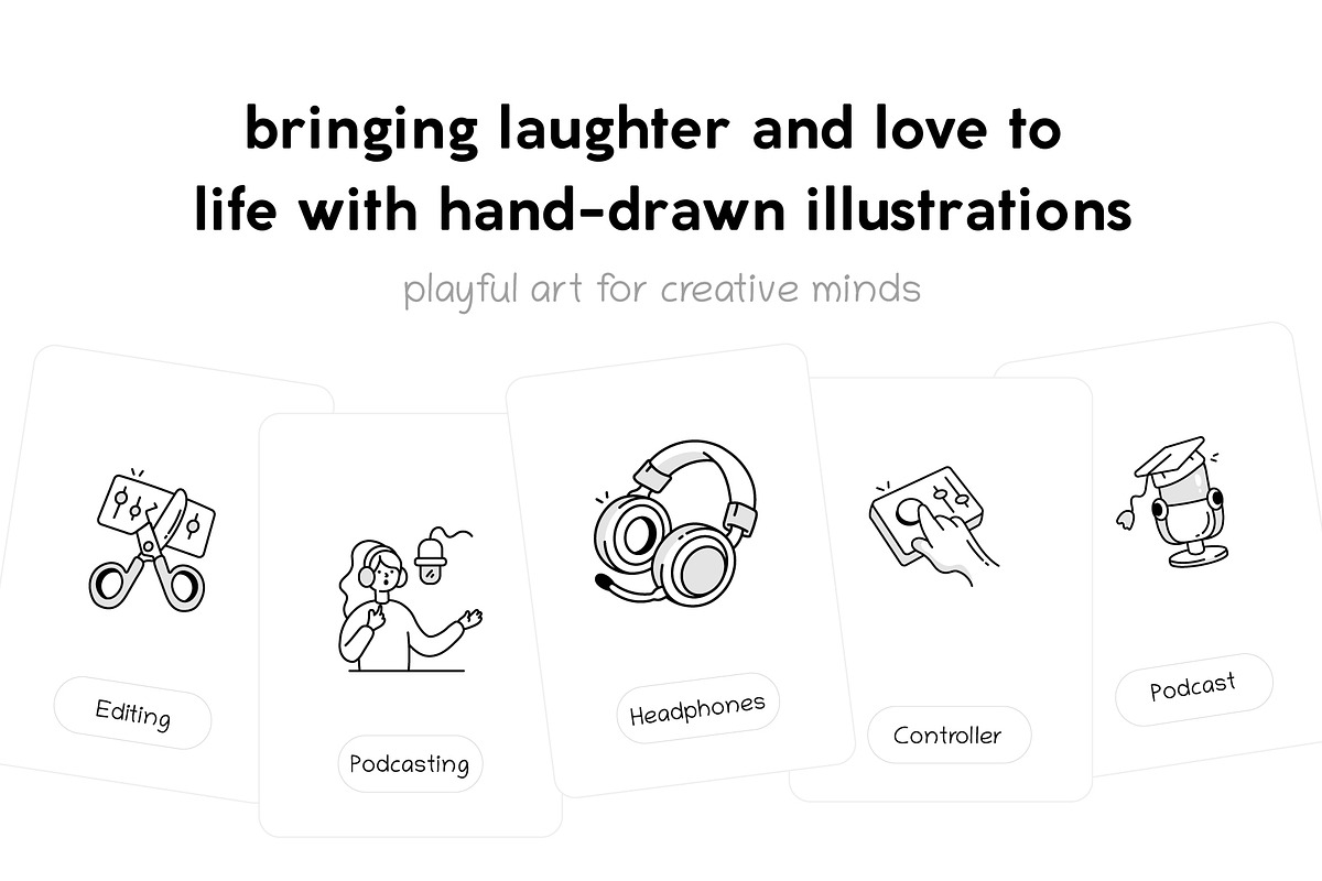 Podcast and Communication Icons, an Outline Icon by Vectors Market (Photo 2 of 10)