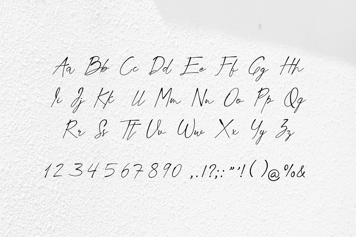 Veronica Hamish Signature Handwritte, a Script Font by UICreative (Photo 3 of 6)