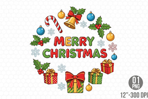 Christmas Design PNG, an Illustration by Designking