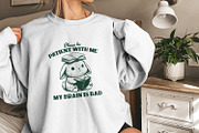 Bad Brain PNG, Retro Mental Health, an Illustration by SharpMarketplace (Thumbnail 9 of 9)