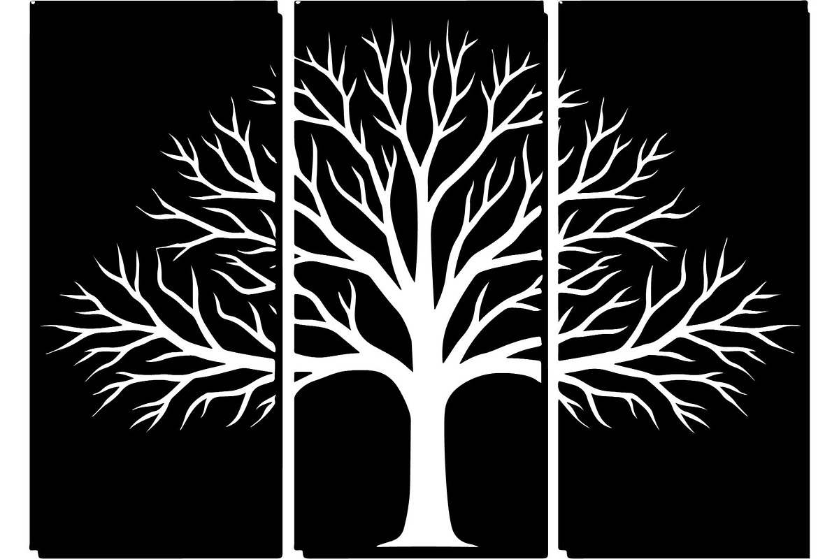 Leafless Tree Silhouette SVG Bundle, an Object Graphic by Designer_Momina (Photo 15 of 20)