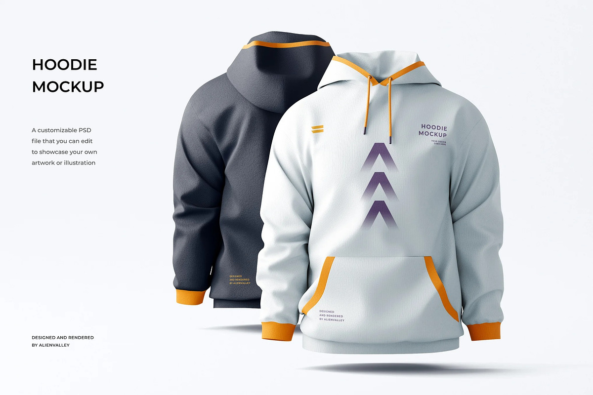 High Resolution Hoodie Mockup, a Hoody Mockup by zpackcreative (Photo 1 of 5)